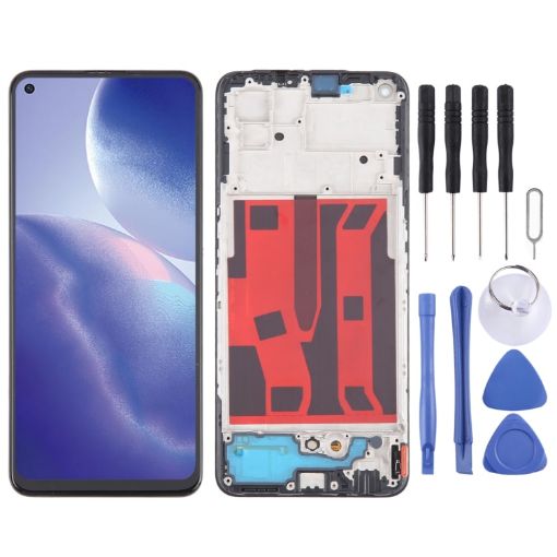 OPPO A95 4G Original AMOLED LCD Screen with Frame Assembly - 1