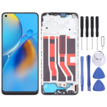 OPPO Reno6 Lite AMOLED LCD Screen with Frame Assembly Original - 1