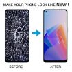 OPPO Reno7 Lite AMOLED LCD Screen Digitizer Assembly with Frame - 6