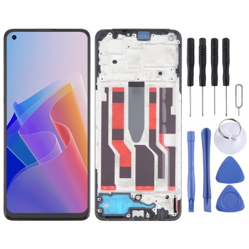 OPPO Reno7 Z 5G AMOLED LCD Screen with Frame Assembly - 1