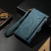 Moto G86 Power Dark Green Retro RFID Leather Phone Case - 2