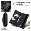 Moto G86 5G ESEBLE Retro RFID Leather Case (Black) - 5