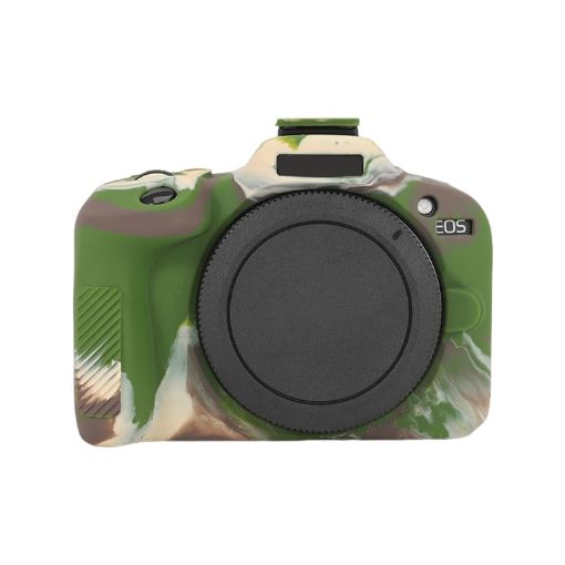 Canon EOS R100 Soft Silicone Protective Case - Camouflage Glossy - 1