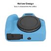 Canon EOS R100 Blue Glossy Soft Silicone Protective Case - 6