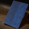 Samsung Galaxy Tab A 10.1 T580 Leather Case (Embossed, Blue) - 2