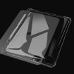 iPad Pro 13 2024 Transparent TPU Shockproof Case with Pen Slot - 6