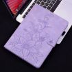 Samsung Galaxy Tab A 8.0 2019 Purple Lily Embossed Leather Case - 2