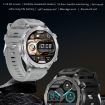 DK67 1.53" IP67 BT 5.0 Smart Watch Fitness Health Monitor Silver - 4