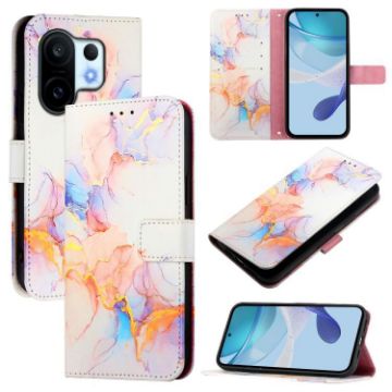 Vivo S30 Pro Mini PT003 Marble White Leather Flip Phone Case - 1