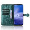 Ulefone Note 19 Green Leather Phone Case with Honeycomb Texture - 4