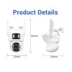 ESCAM QF500 10X Zoom 5+5MP WiFi Camera with Motion Detection UK Plug - 3