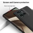 Motorola Edge 50 Dropproof Black Liquid Silicone Phone Case - 4
