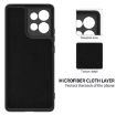Motorola Edge 50 Dropproof Black Liquid Silicone Phone Case - 6