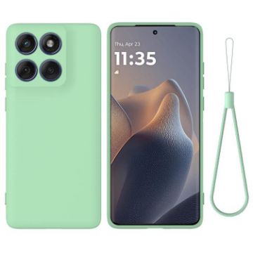Motorola Edge 60 Fusion Green Silicone Dropproof Full Coverage Case - 1
