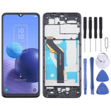 TCL 408 T507D1 OEM LCD Screen Digitizer Assembly with Frame - 1