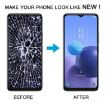 TCL 408 T507D1 OEM LCD Screen Digitizer Assembly with Frame - 6