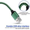 USB-A to Dual 3.5mm Audio Adapter Cable, 2m, Green - 4