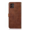 Samsung Galaxy XCover7 Pro Dual-color Leather Flip Case Brown - 3