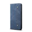 Samsung Galaxy A07 Denim Texture Flip Leather Case (Blue) - 2