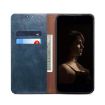 Samsung Galaxy A17 5G Blue Leather Phone Case - Oil Wax Texture - 4