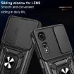 ZTE nubia Neo 2 Phone Case Red, Sliding Camera Cover TPU+PC Design - 5