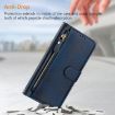 Tecno Camon 40 Premier Leather Wallet Case (Blue) with Multi-Card Slots - 6