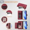 Ulefone Note 18 Ultra Dark Red Leather Wallet Case with Card Slots - 5