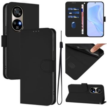 Ulefone Note 17 Pro Black Leather Case with Lanyard - 1