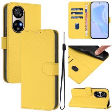 Ulefone Note 17 Pro Lemon Yellow Leather Case with Lanyard - 1