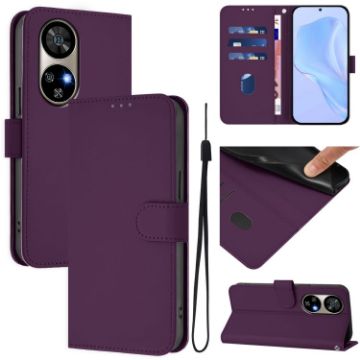 Ulefone Note 17 Pro Violet Leather Phone Case with Lanyard - 1