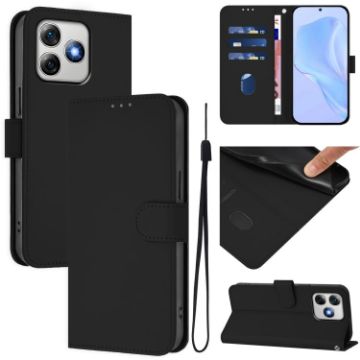 Ulefone Note 18 Ultra Leather Case with Lanyard - Black - 1