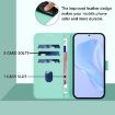 Samsung Galaxy A26 5G Leather Phone Case with Lanyard - Mint Green - 4