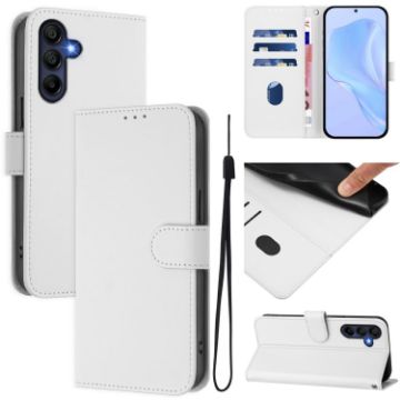 Galaxy A26 5G White Leather Case with Lanyard - 1