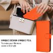 OPPO A5 5G/A3 Pro 5G Leather Case with Lanyard (Orange) - 5