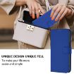 OPPO A5X Leather Phone Case with Lanyard, Dark Blue (4G/5G) - 5