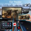 Wired to Wireless CarPlay Adapter for Android, Round USB, White - 4