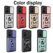 Redmi A5 4G Phone Case Blue - TPU+PC with Sliding Camera Cover - 2