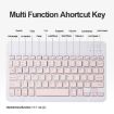 Pink Leather Keyboard Case for Infinix Xpad 11" Candy Color Keys - 4