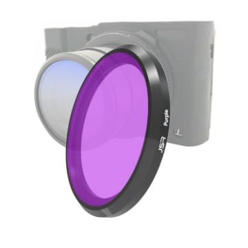 JSR Purple Lens Filter for Panasonic LUMIX LX10 - 1