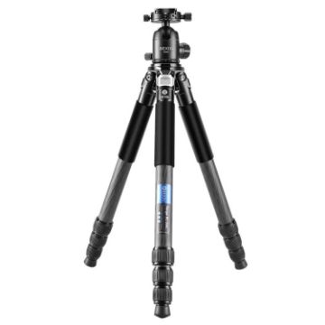 BEXIN RC334 Carbon Fiber Tripod with K44 Panoramic BallHead - 1