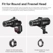 Godox AK-R28 Flash Head Adapter Holder for AK-R21 Projection - 4
