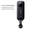 ABS Ball Head Adapter Mount: 25mm 1/4 inch Screw (Black) - 5