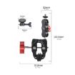 STARTRC Universal Strong Clamp Mount for Action Cameras - Black - 2