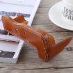 Brown PU Leather Camera Half Case Base for FUJIFILM X-H1, 1/4" Thread - 4