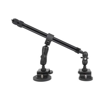 Magnetic Base Dual-Leg Mount & Selfie Stick Kit for GoPro (Black) - 1