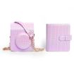 Instax Mini 12 Purple Leather Case & Album Set with Strap - 1