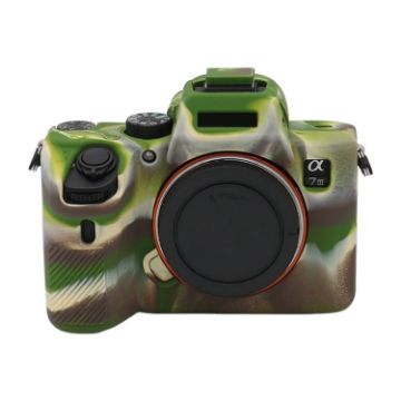 Camouflage Silicone Case for Sony A7 III/ILCE-7M3/A7R III - 1