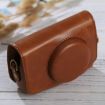 Canon PowerShot SX730/720 HS Leather Case Bag with Strap (Brown) - 2