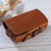 Canon PowerShot SX730/720 HS Leather Case Bag with Strap (Brown) - 4