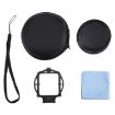 JSR 58mm 16X Macro & Red Lens Filter Kit for GoPro HERO6/5 Housing - 5